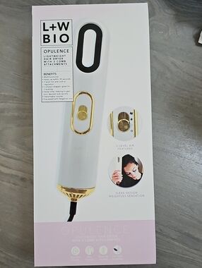Opulence White & Gold Lightweight Hair Dryer